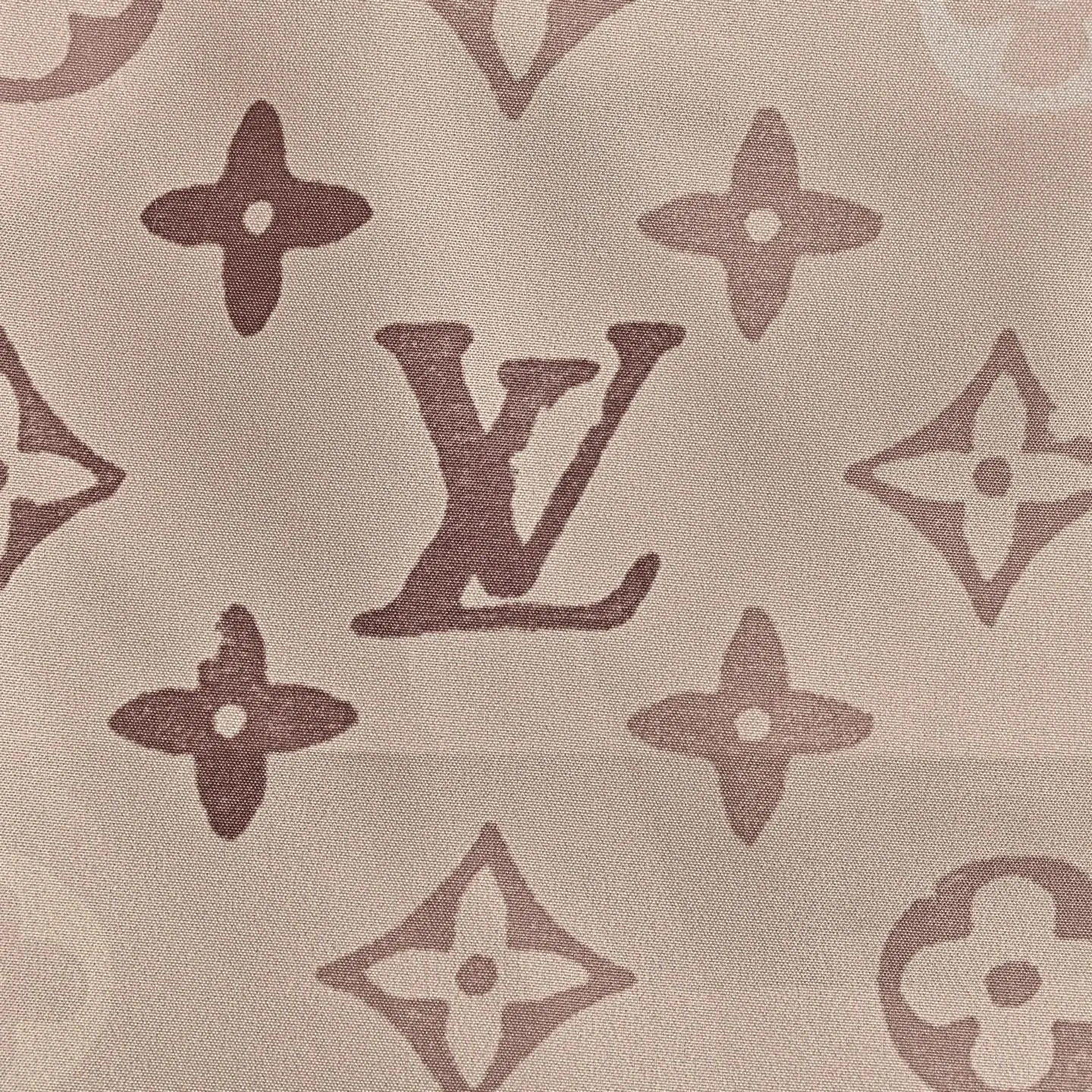 Louis Vuitton/Louis Vuitton presbyopic Khaki all-over printed suit shorts